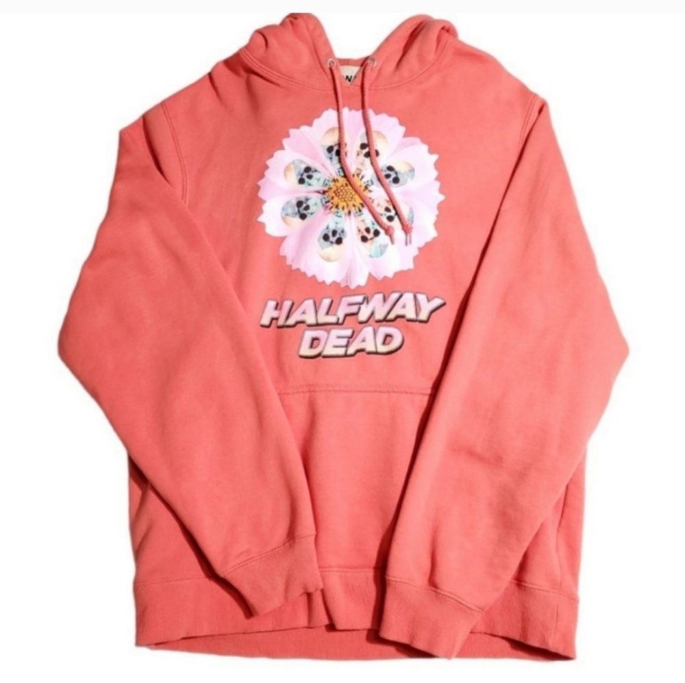 NWOT Men's Halfway Dead Circle of Skulls Hoodie